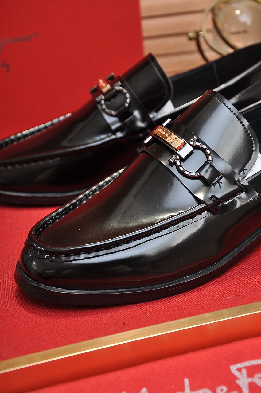 fábrica [Ferragamo / Ferragamo] contador últimos modelos Original importado borde abierto superior d