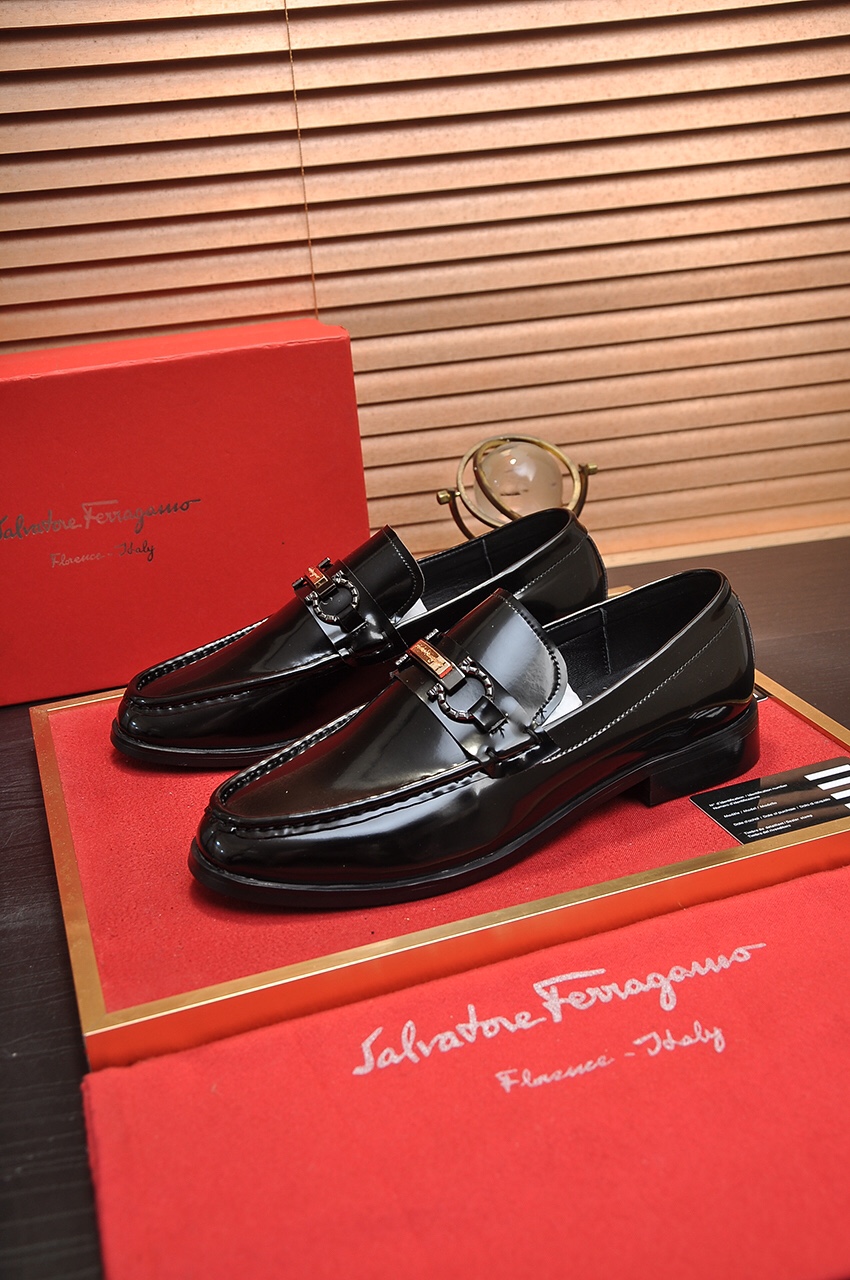 fábrica [Ferragamo / Ferragamo] contador últimos modelos Original importado borde abierto superior d