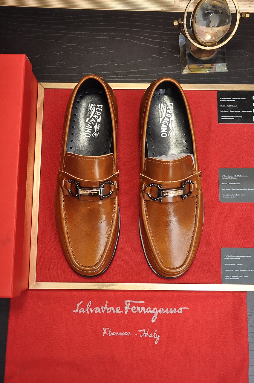 fábrica [Ferragamo / Ferragamo] contador últimos modelos Original importado borde abierto superior d