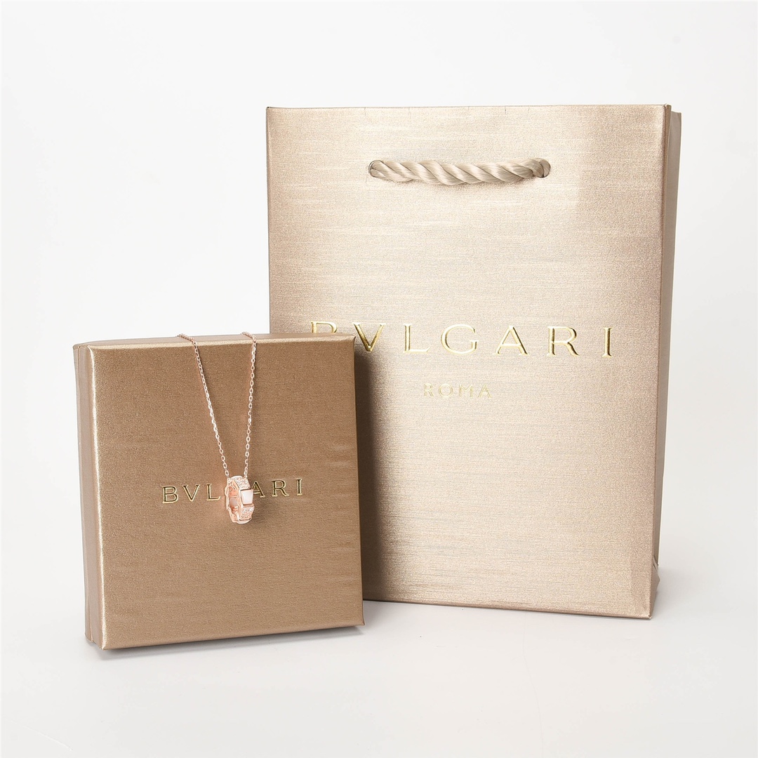 220 BVLGARI/宝格丽 贝壳蛇骨项链 官