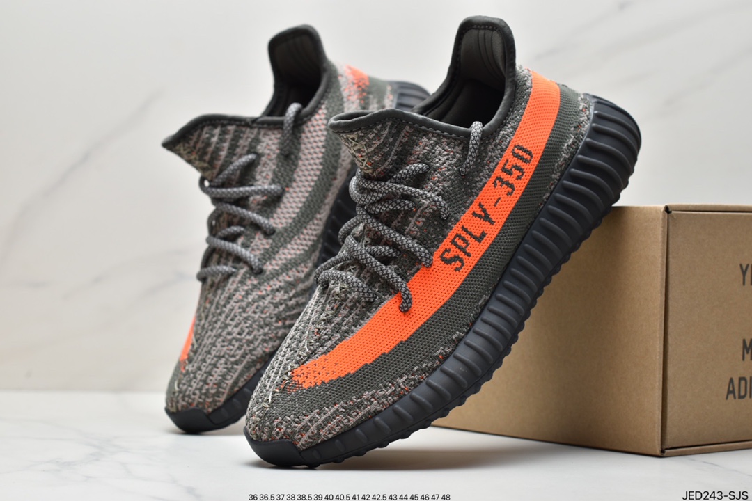 150 阿迪达斯Adidas Yeezy Boost 350V2 百搭轻便爆米花中底休闲运动慢跑鞋 HP7870