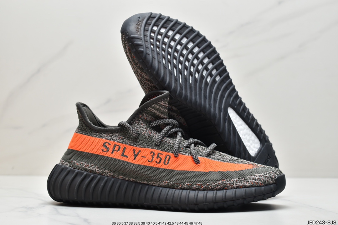 150 阿迪达斯Adidas Yeezy Boost 350V2 百搭轻便爆米花中底休闲运动慢跑鞋 HP7870