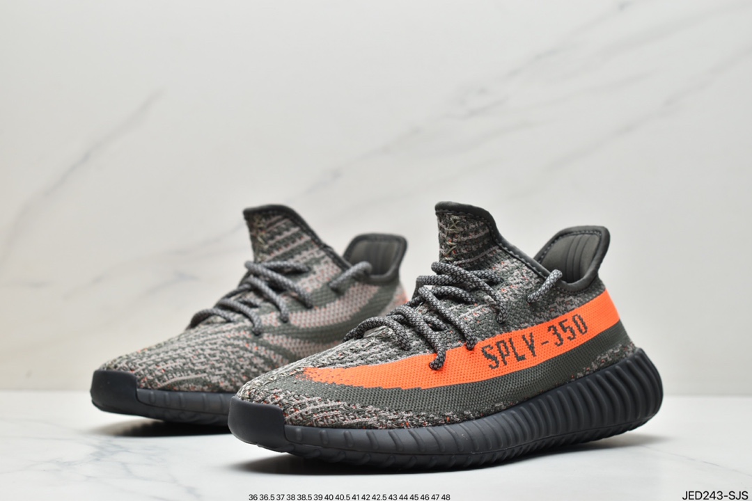 150 阿迪达斯Adidas Yeezy Boost 350V2 百搭轻便爆米花中底休闲运动慢跑鞋 HP7870