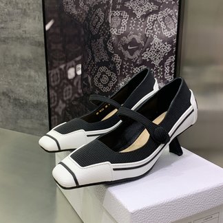 Dior Shoes High Heel Pumps Splicing Rubber Sheepskin TPU Spring/Summer Collection Sweatpants