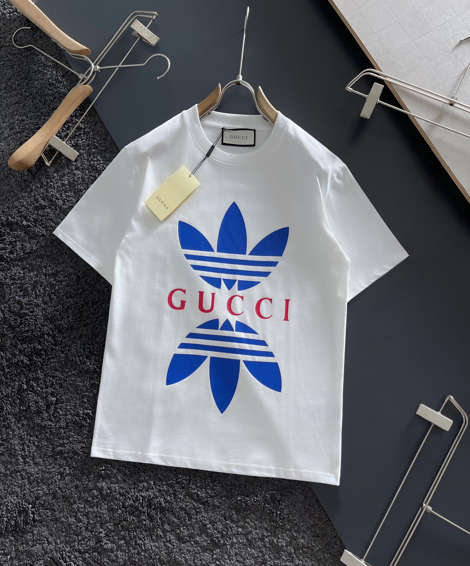 GUC&AD Primavera/Verano última camiseta de manga corta de cuello redondo y moda, sincronizada con la web oficial, tela …