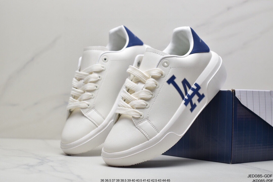 LA Dodgers x MLB Chukky Classic classic daddy style lightweight heightened thick bottom all-match casual sports jogging shoes