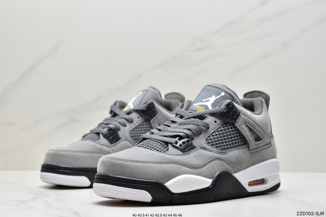 250 头层Air Jordan 4 Retro”Thunder”迈克尔·乔丹AJ4代中帮复古休闲运动文化篮球鞋 308497-008