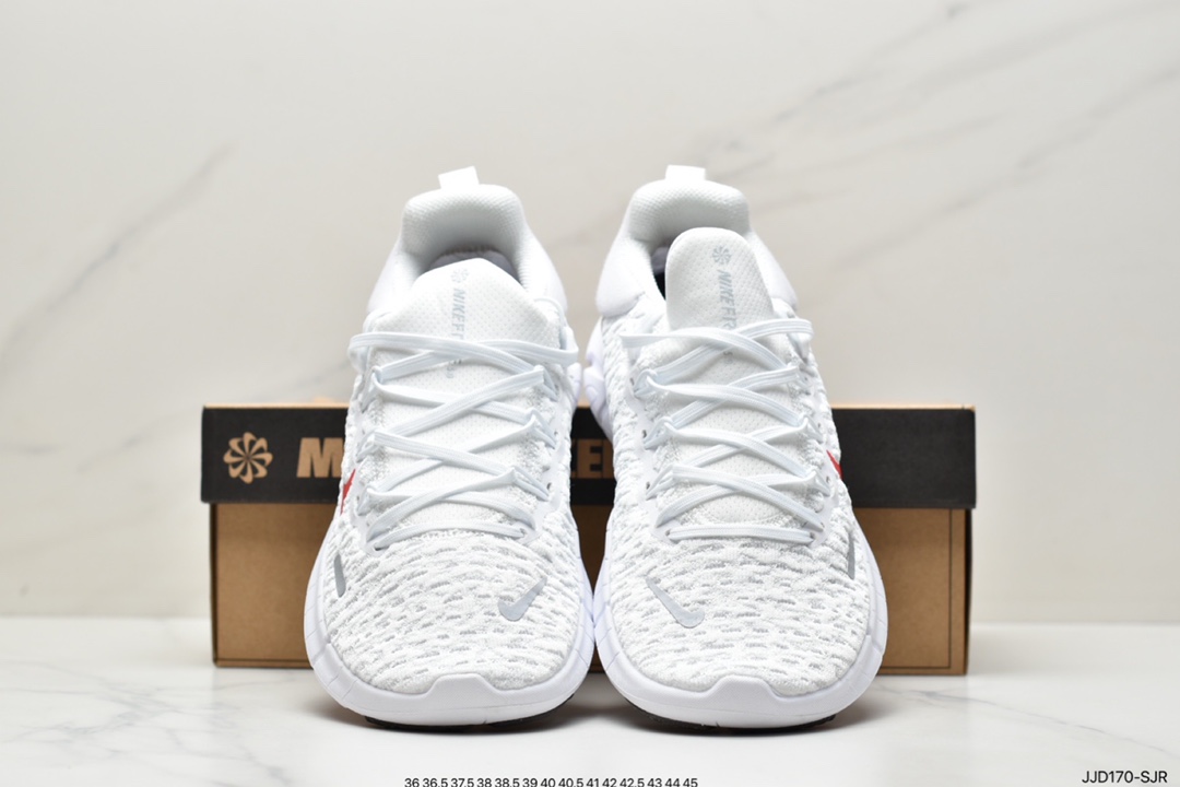 130 耐克Nike Free RN Flyknit 2018 赤足5.0二代轻跑鞋 CZ1891-300