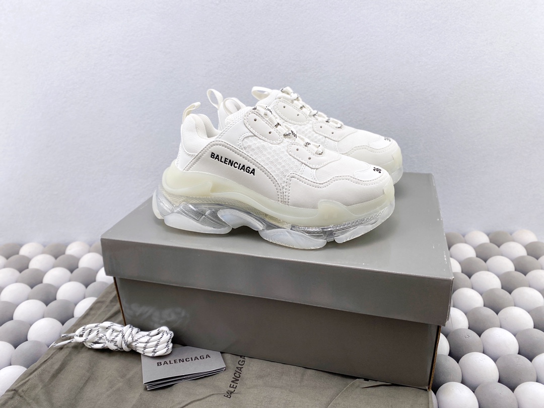 Gama completa de cojines de aire Paris Zapatillas retro para correr Balenciaga Balenciaga Triple S # Cada par se usa a …