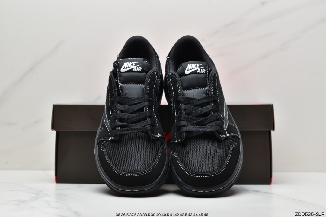 230 乔丹 AJ1 低帮 倒钩 Travis Scott x Fragment x Air Jordan 1 Low“Military Blue” 闪电倒勾低帮 CQ4277-002