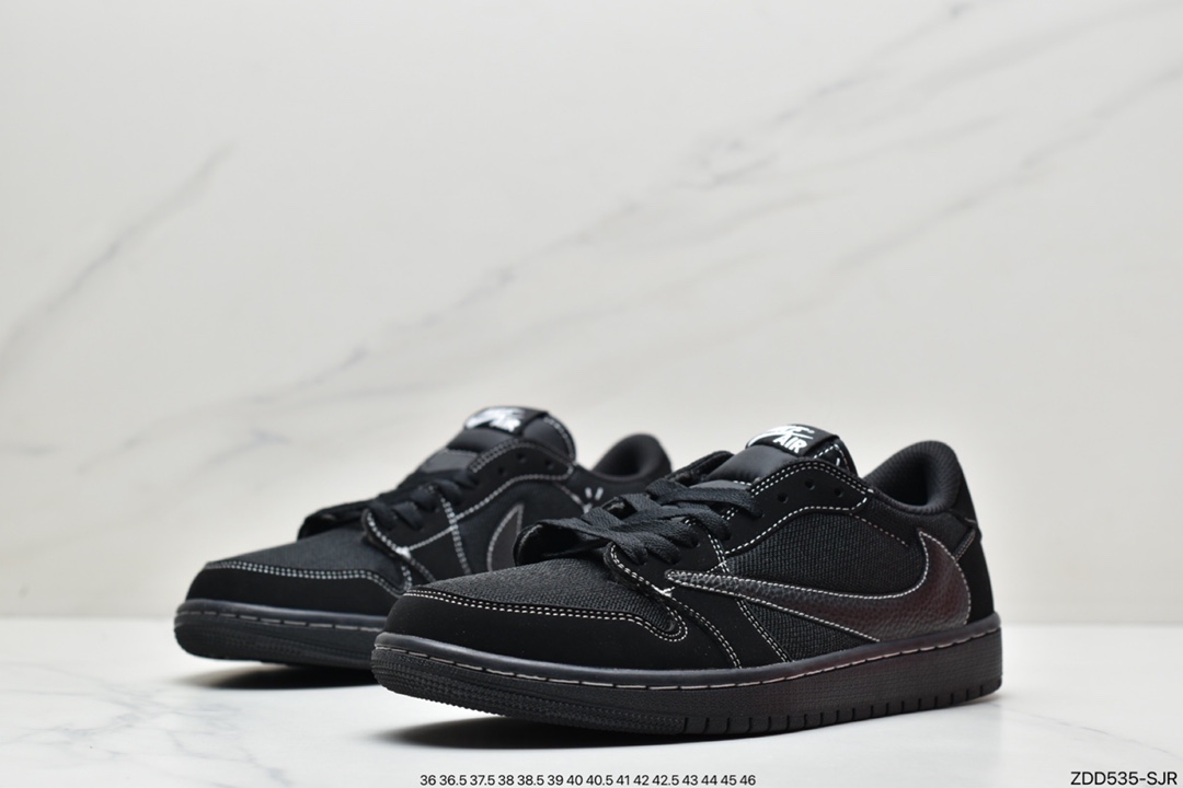 230 乔丹 AJ1 低帮 倒钩 Travis Scott x Fragment x Air Jordan 1 Low“Military Blue” 闪电倒勾低帮 CQ4277-002