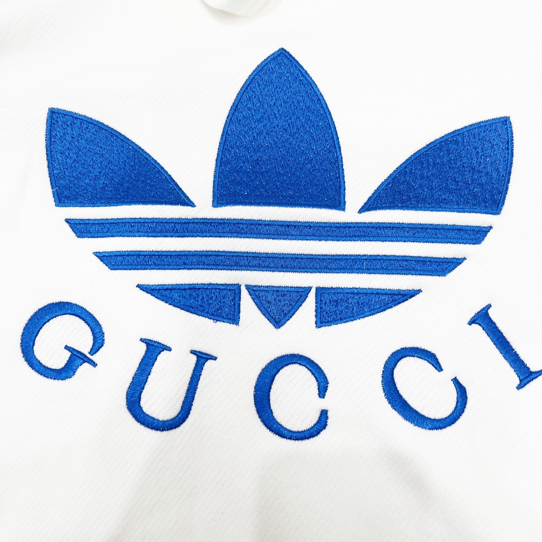 Gucci /古驰×adidas三叶草刺绣连帽卫衣