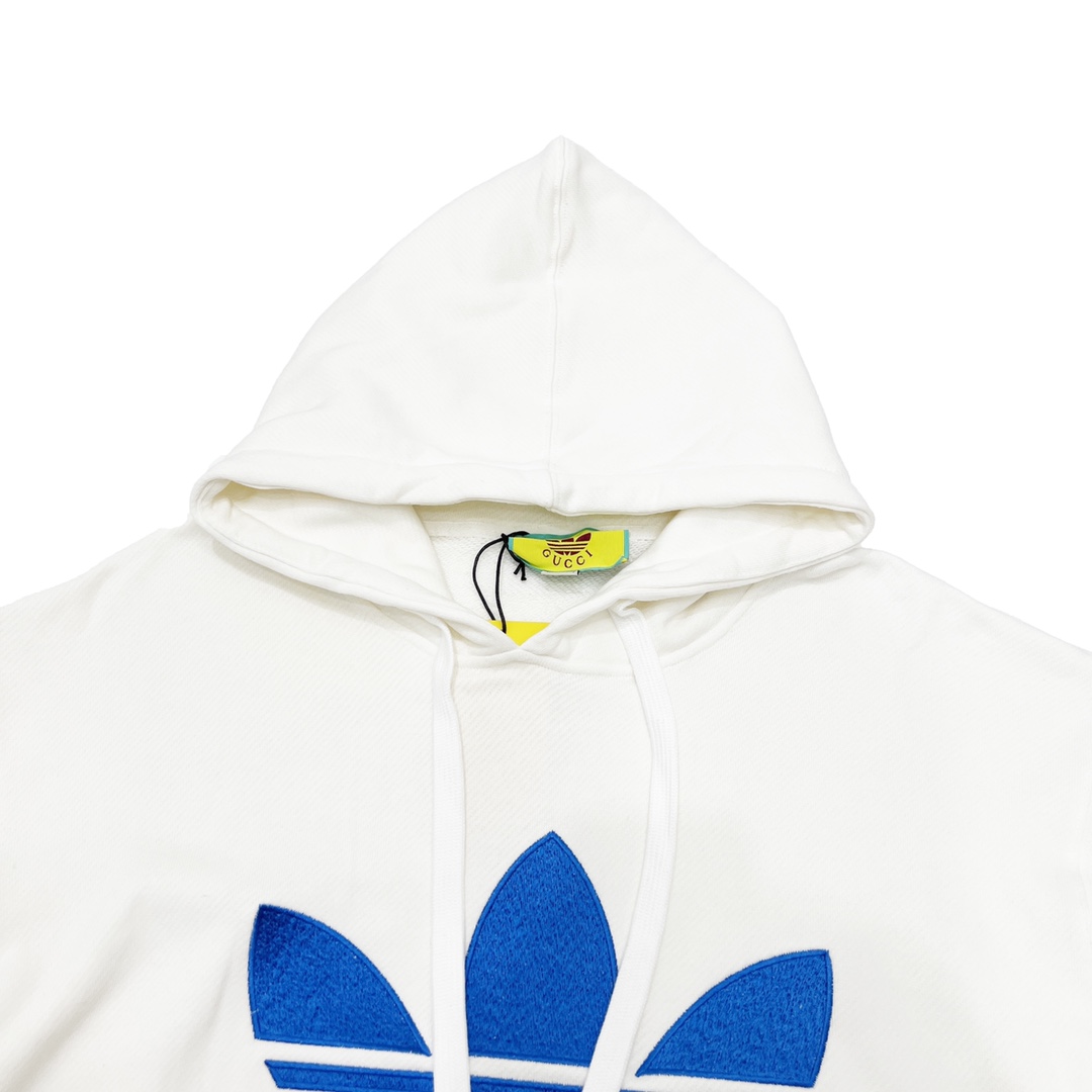 Gucci /古驰×adidas三叶草刺绣连帽卫衣