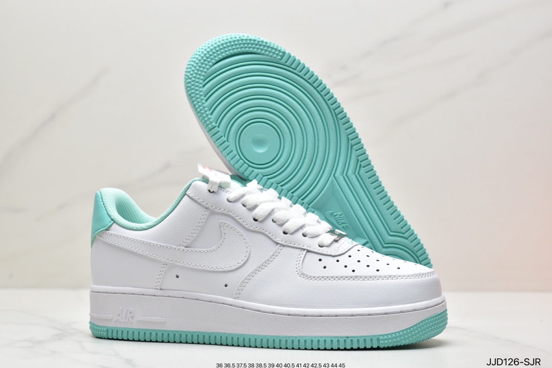 130 耐克Nike Air Force1 空军一号 白蓝低帮休闲板鞋DH7561-107