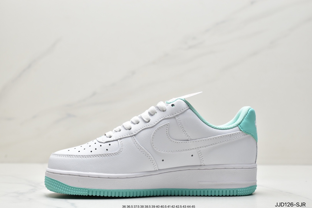 130 耐克Nike Air Force1 空军一号 白蓝低帮休闲板鞋DH7561-107