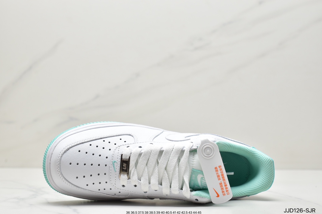 130 耐克Nike Air Force1 空军一号 白蓝低帮休闲板鞋DH7561-107