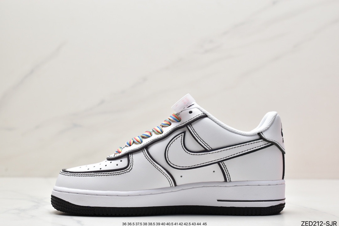 260 耐克Nike Air Force1 空军一号 白蓝 低帮休闲板鞋 GU6936-599