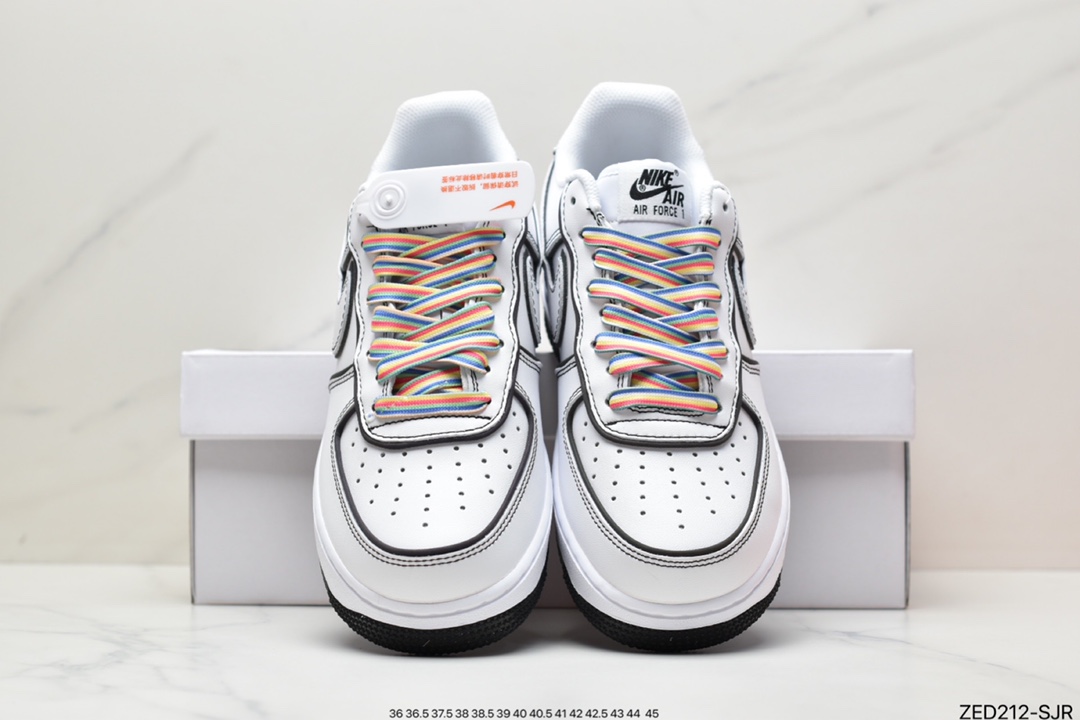 260 耐克Nike Air Force1 空军一号 白蓝 低帮休闲板鞋 GU6936-599