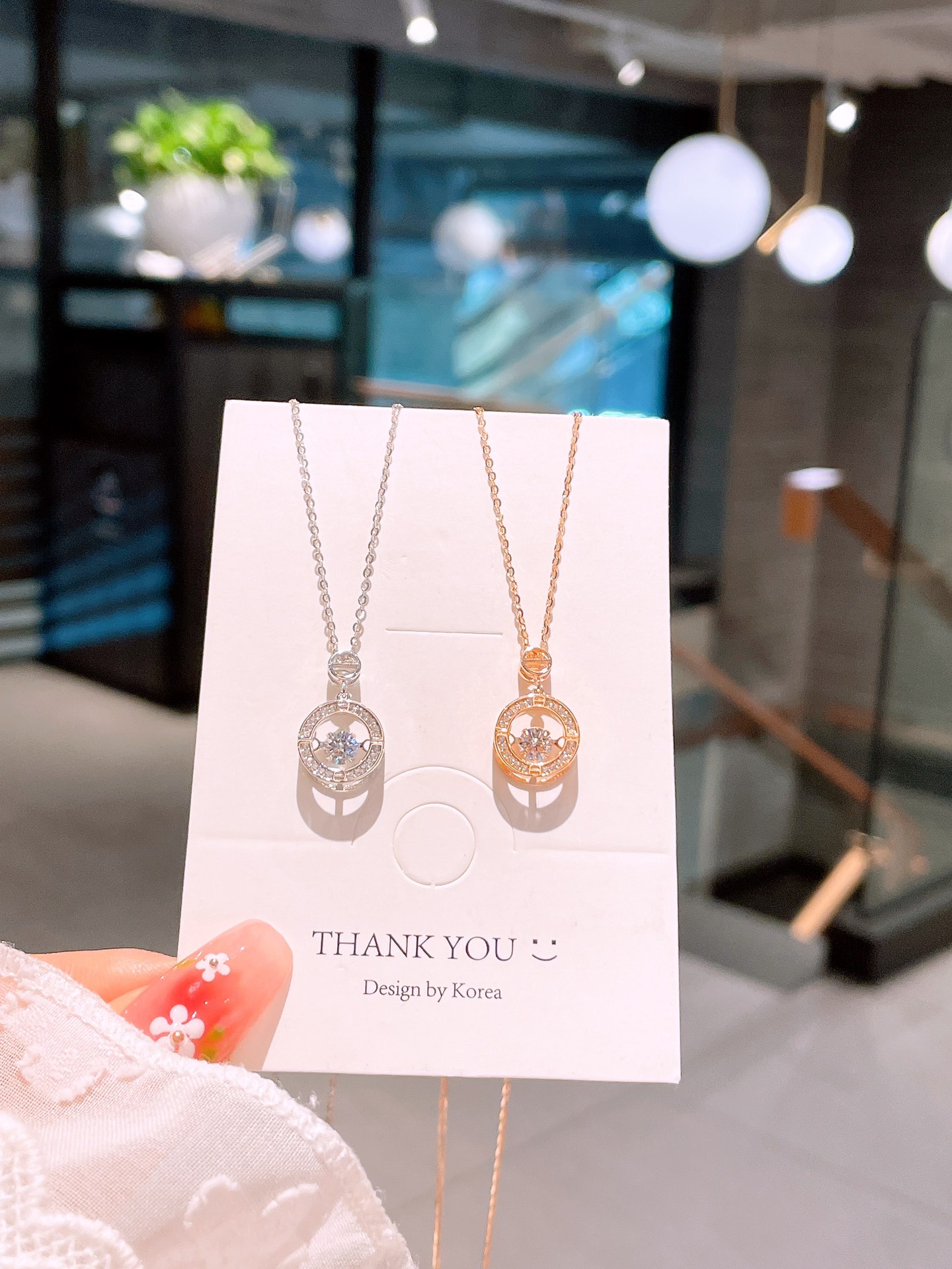 インスタ風925シルバーネックレスゴールド ウェディング