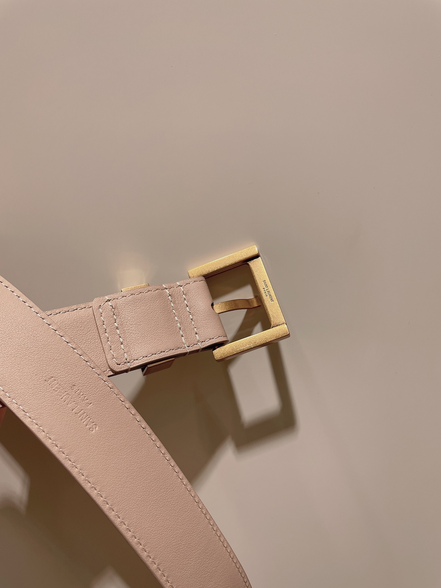 Yves Saint Laurent Cinture Donne Tutto rame Pelle di vitello bovina Vintage 6 i1660892604 5768 4