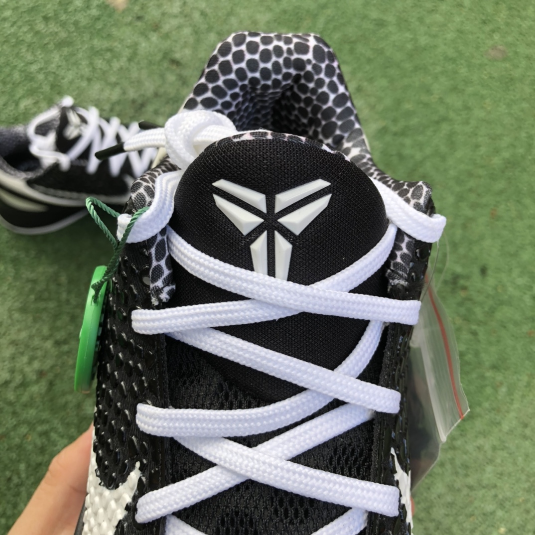 480 s2纯原版NIKE KOBE 6 Protro科比6曼巴 黑白实战篮球鞋CW2190-002