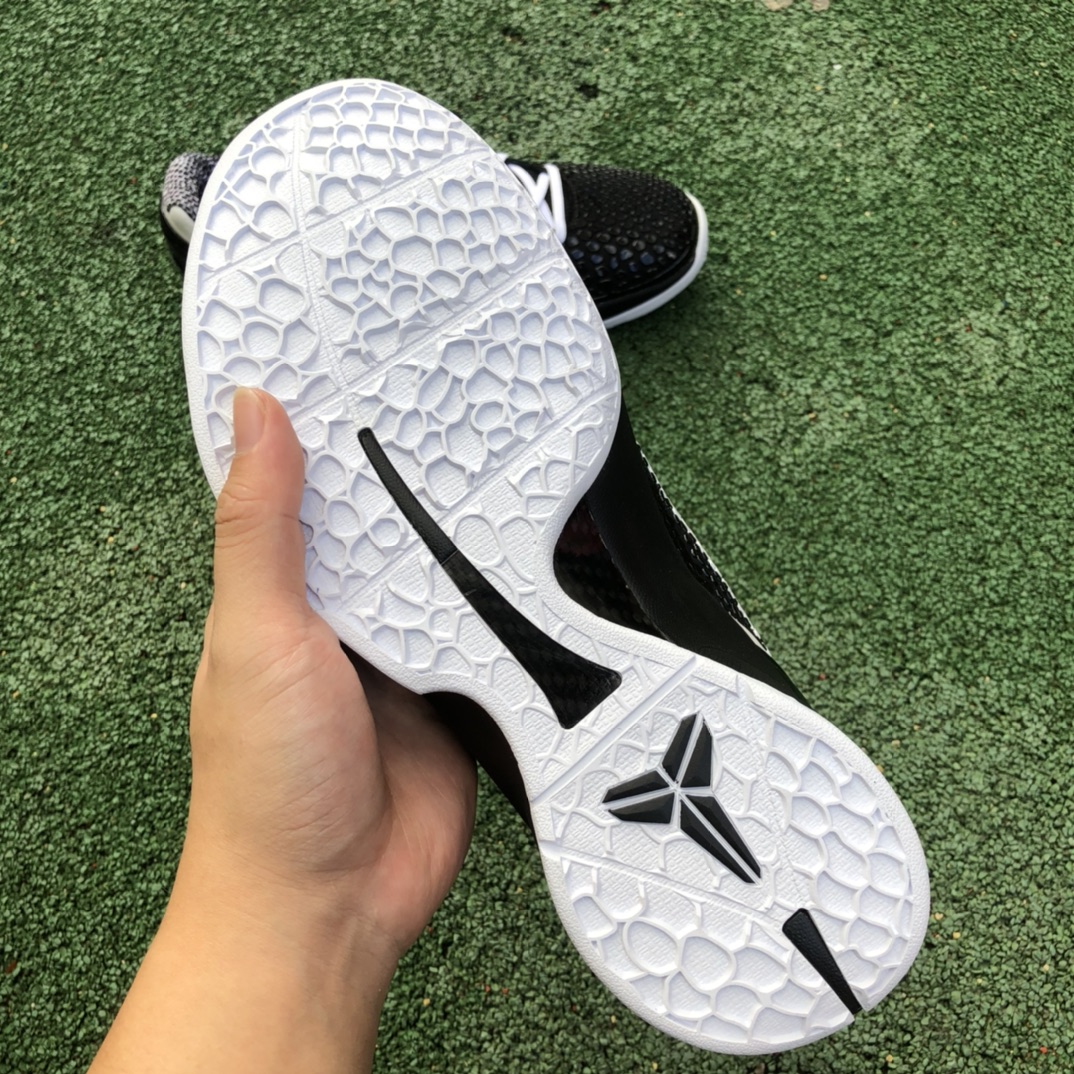480 s2纯原版NIKE KOBE 6 Protro科比6曼巴 黑白实战篮球鞋CW2190-002