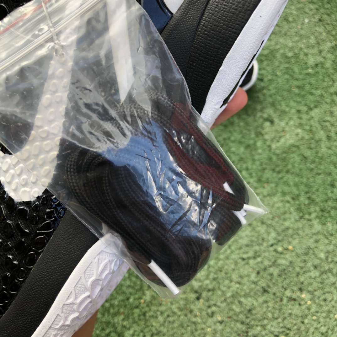 480 s2纯原版NIKE KOBE 6 Protro科比6曼巴 黑白实战篮球鞋CW2190-002