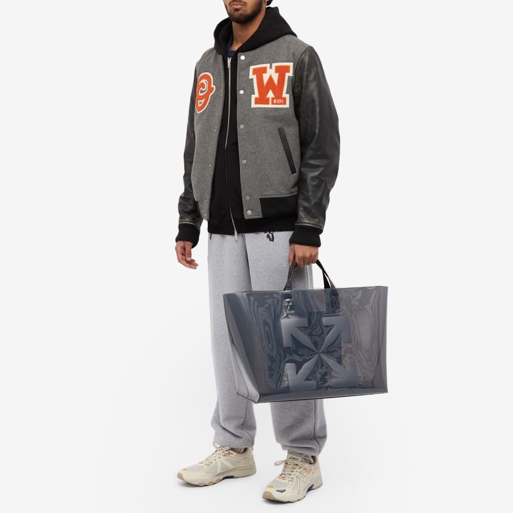 off white OW2022秋冬新款羊毛呢棒球外套