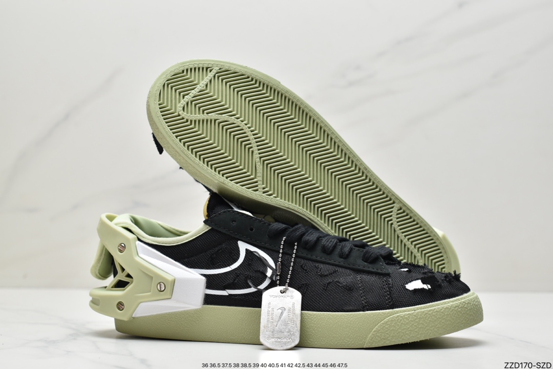 250 Acronym x Nike Blazer Low 整体鞋型延续 Nike Blazer Low 熟悉的低帮轮廓DO9373