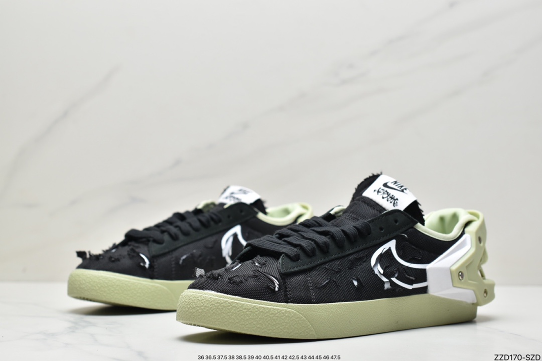 250 Acronym x Nike Blazer Low 整体鞋型延续 Nike Blazer Low 熟悉的低帮轮廓DO9373