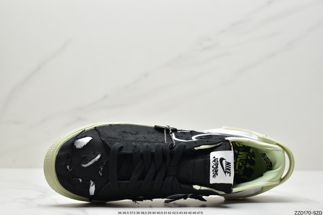 250 Acronym x Nike Blazer Low 整体鞋型延续 Nike Blazer Low 熟悉的低帮轮廓DO9373