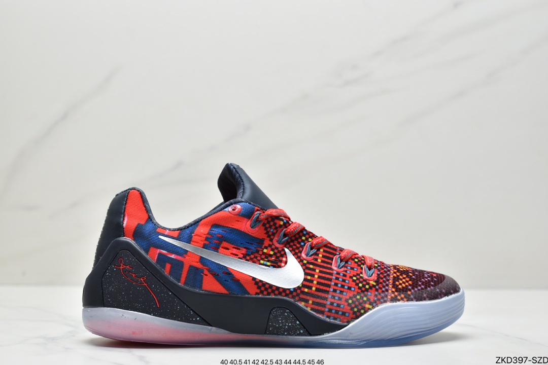270 NK Kobe 9 Low 科比九代低帮实战篮球鞋 李小龙黑黄 646701-700