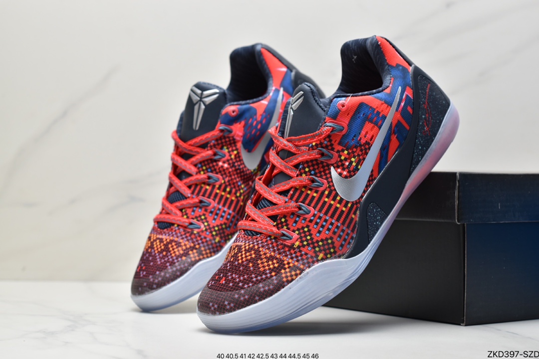 270 NK Kobe 9 Low 科比九代低帮实战篮球鞋 李小龙黑黄 646701-700