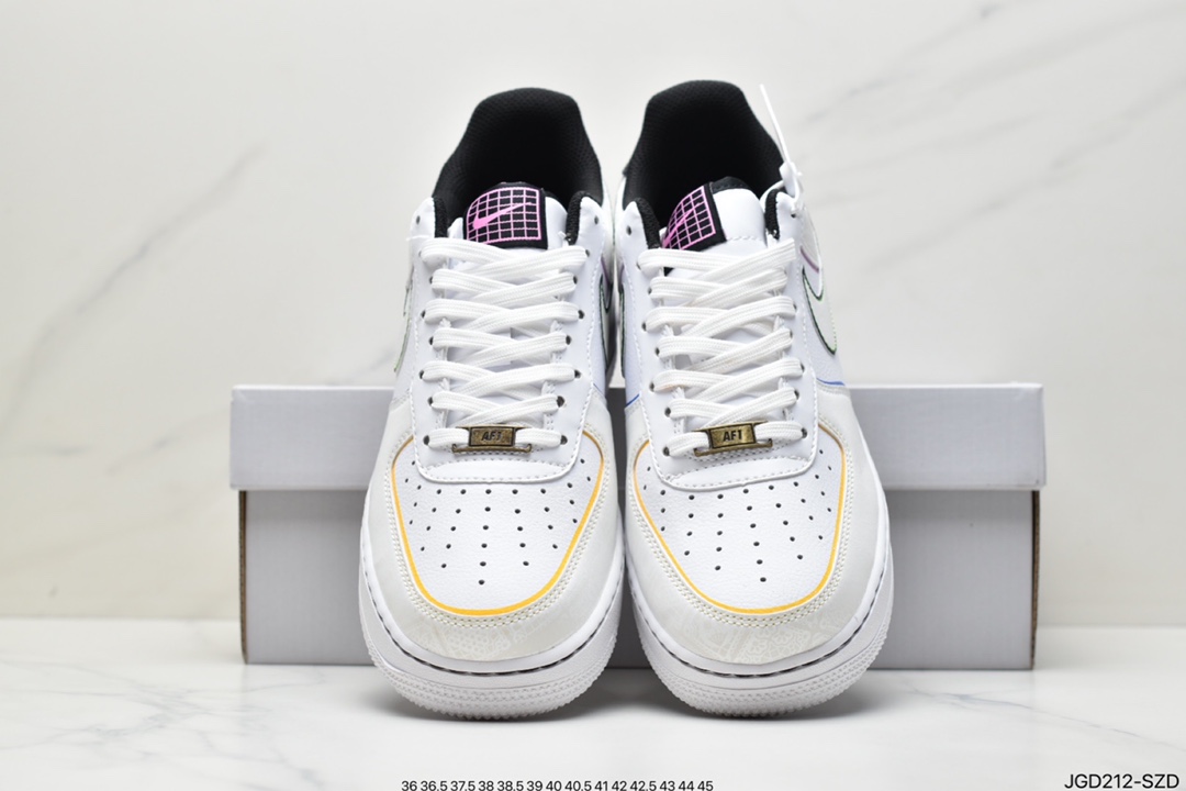 180 耐克Nike Air Force1 空军一号 白蓝 低帮休闲板鞋 GU6936-599