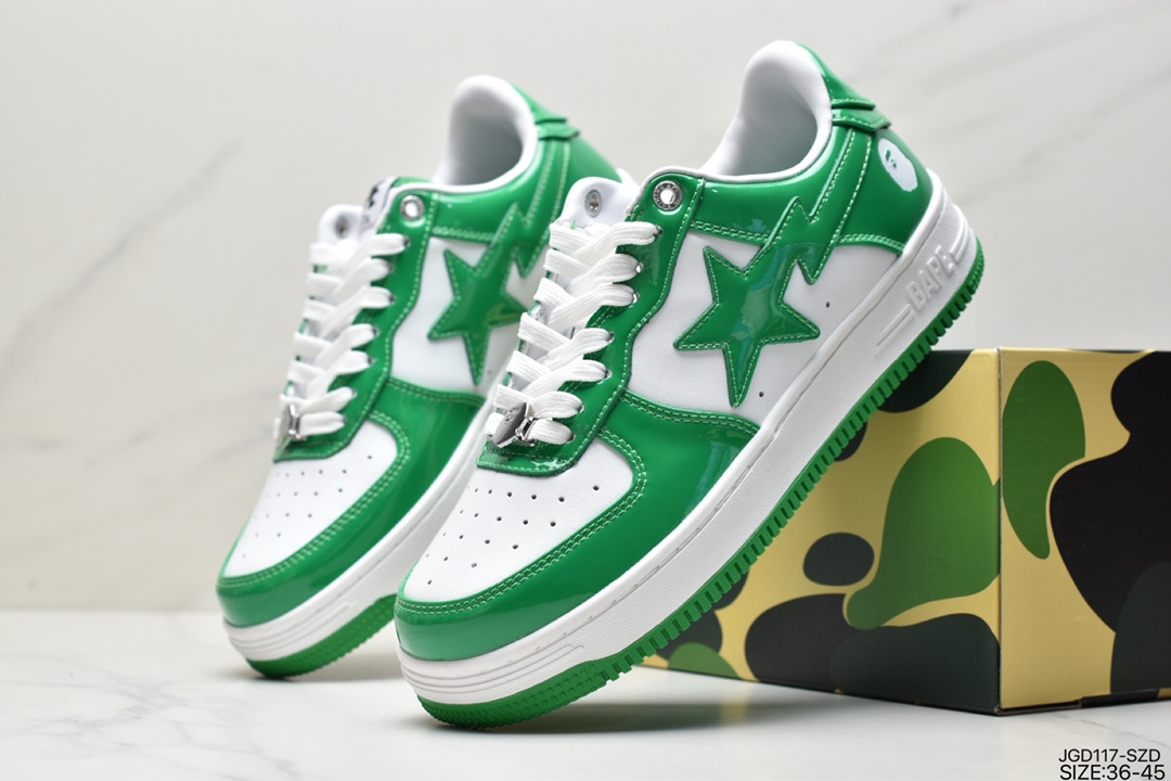 180 日本里原宿潮流品牌A Bathing Ape安逸猿BAPE Sk8 Sta Low SK8系列低帮休闲运动滑板板鞋