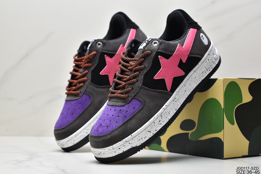 180 日本里原宿潮流品牌A Bathing Ape安逸猿BAPE Sk8 Sta Low SK8系列低帮休闲运动滑板板鞋