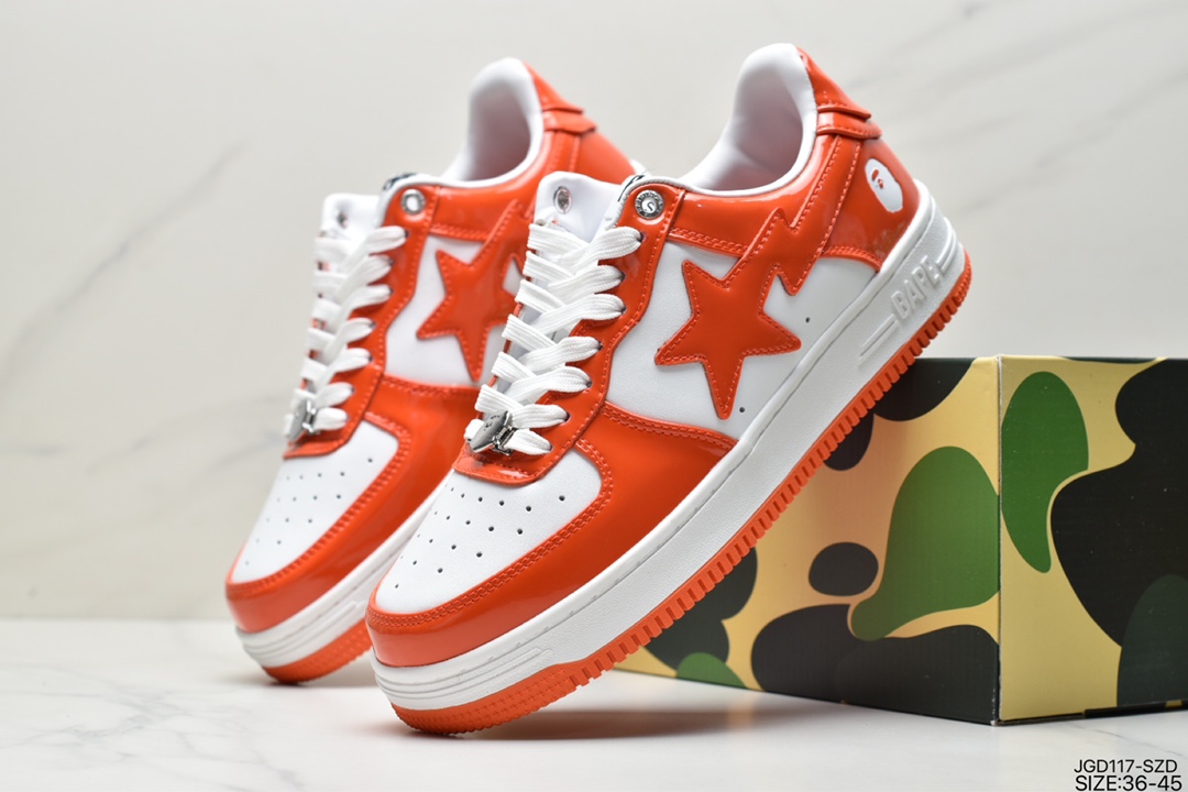 180 日本里原宿潮流品牌A Bathing Ape安逸猿BAPE Sk8 Sta Low SK8系列低帮休闲运动滑板板鞋