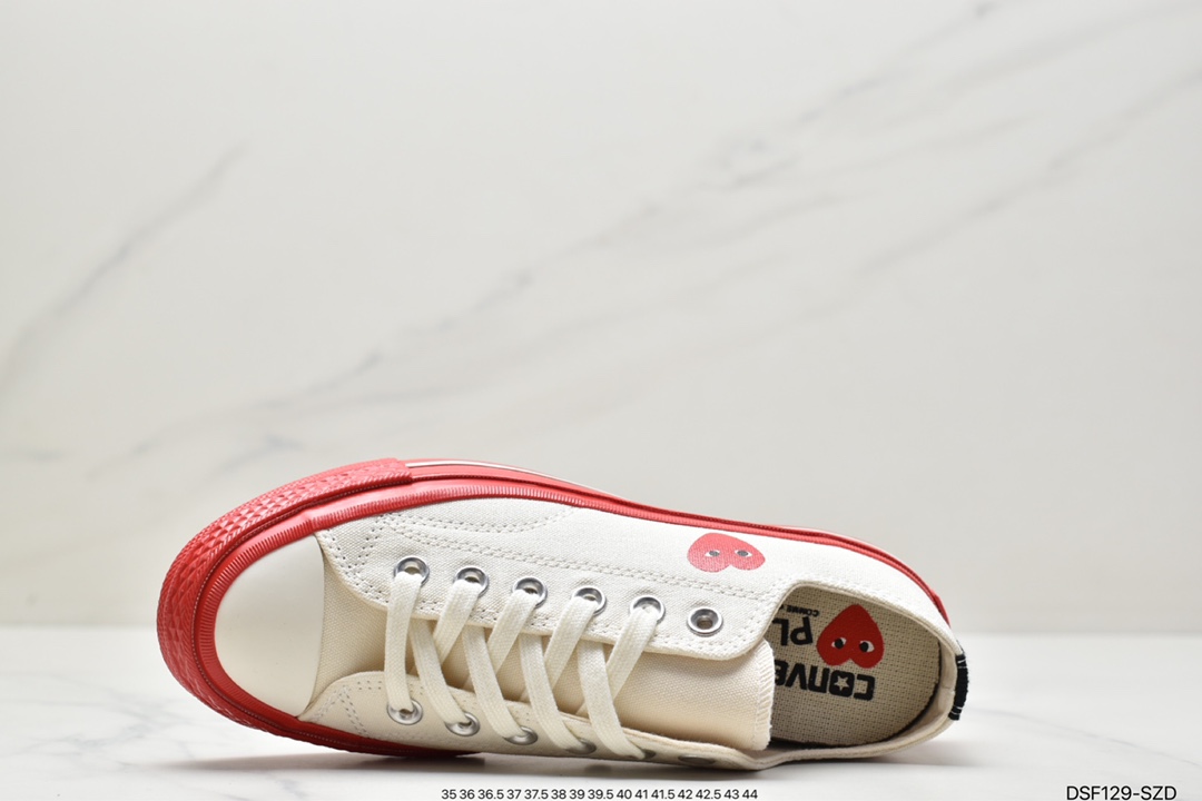 CONVERSE X Comme des Garons PLAY Rei Kawakubo CDG PLAY ”Little Red Side” Rei Kawakubo A01795C