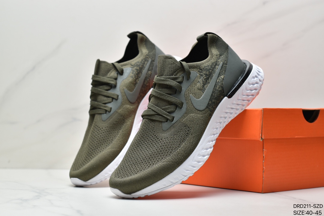 Nike Epic React Flyknit Rhea super running three-dimensional fabric elastic foam cushioning sole AQ0067