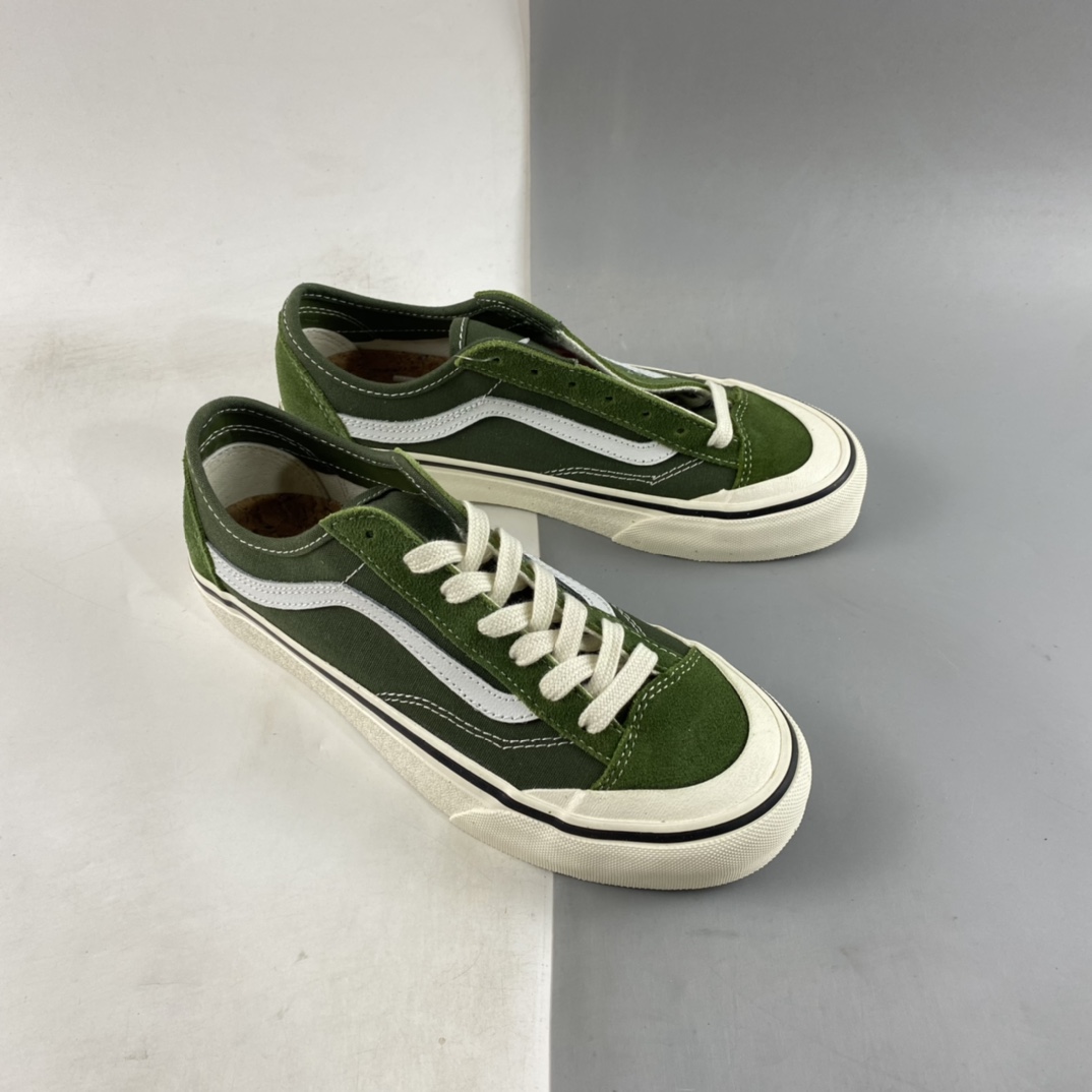 Vans Vans official Style 136 VR3 temperament high street style comfortable forest green sneakers VN0A4BX9E02