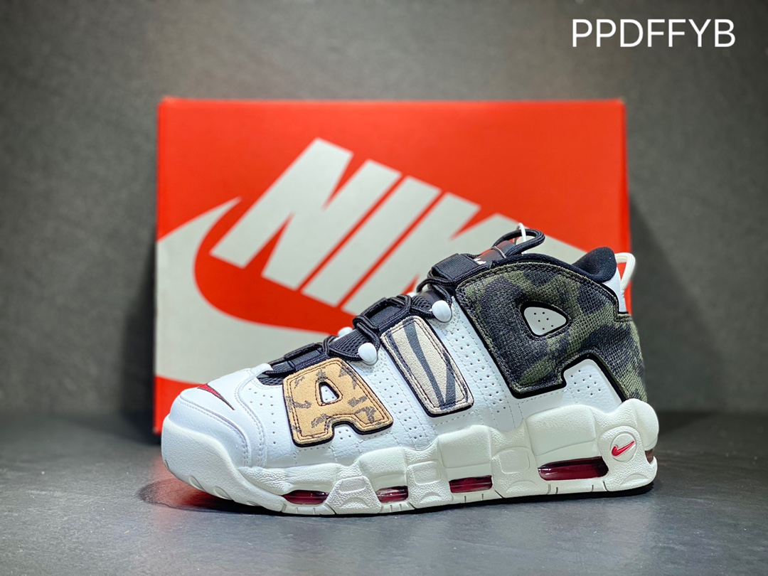 260 Nike Air More Uptempo OG耐克 皮蓬全掌气垫篮球鞋 DZ4843-100