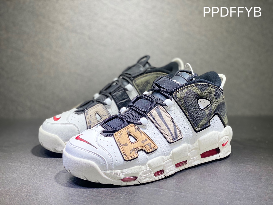 260 Nike Air More Uptempo OG耐克 皮蓬全掌气垫篮球鞋 DZ4843-100
