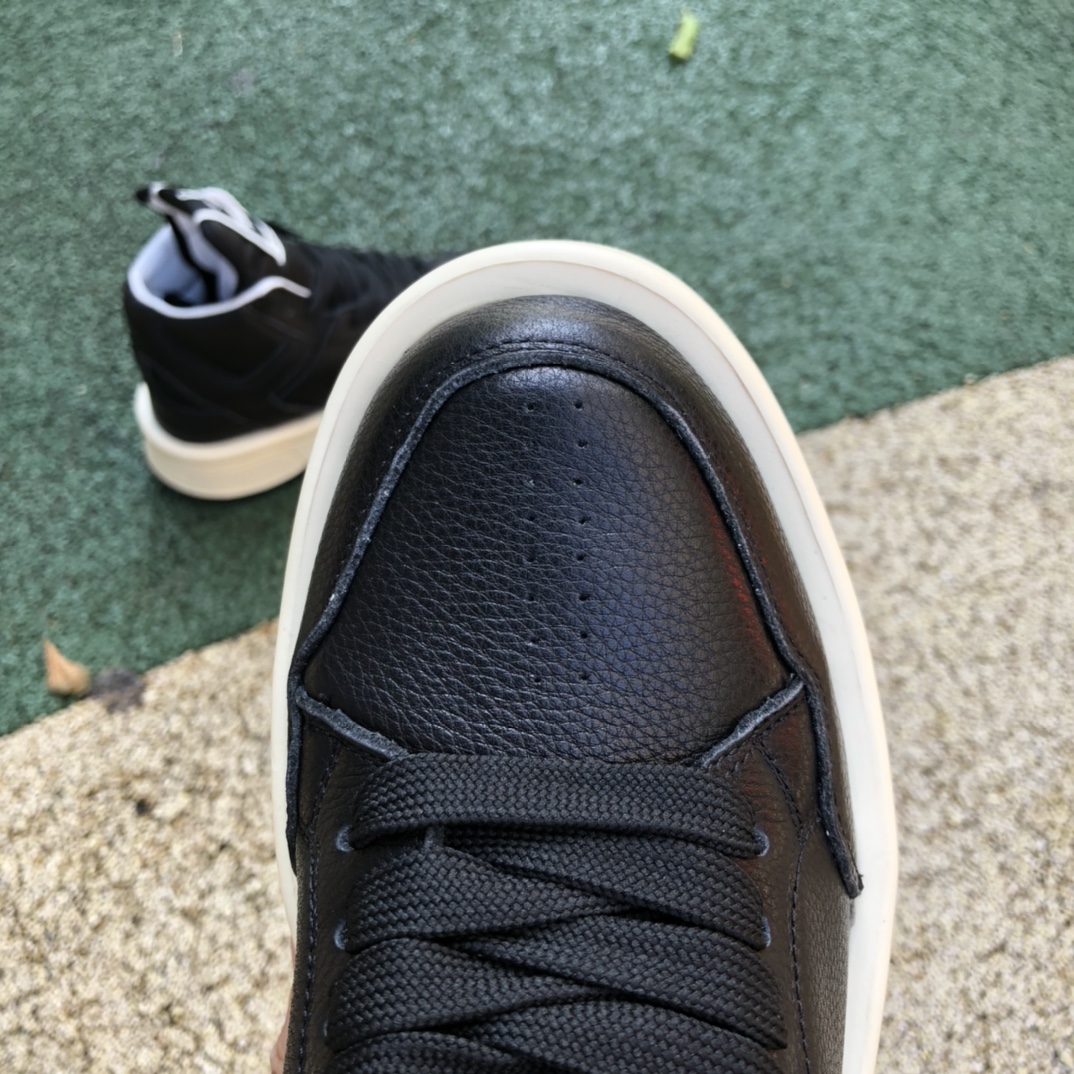 430  Rick Owens DRKSHDW x Converse Turbodrk Weapon 联名款 防滑耐磨 高帮复古篮球鞋 男女同款黑色