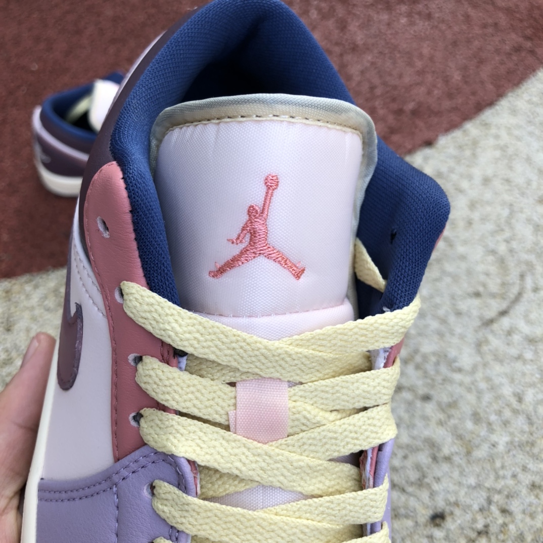 260  Air Jordan 1 AJ1 白粉紫彩蛋复活节低帮球鞋 DZ2768-651