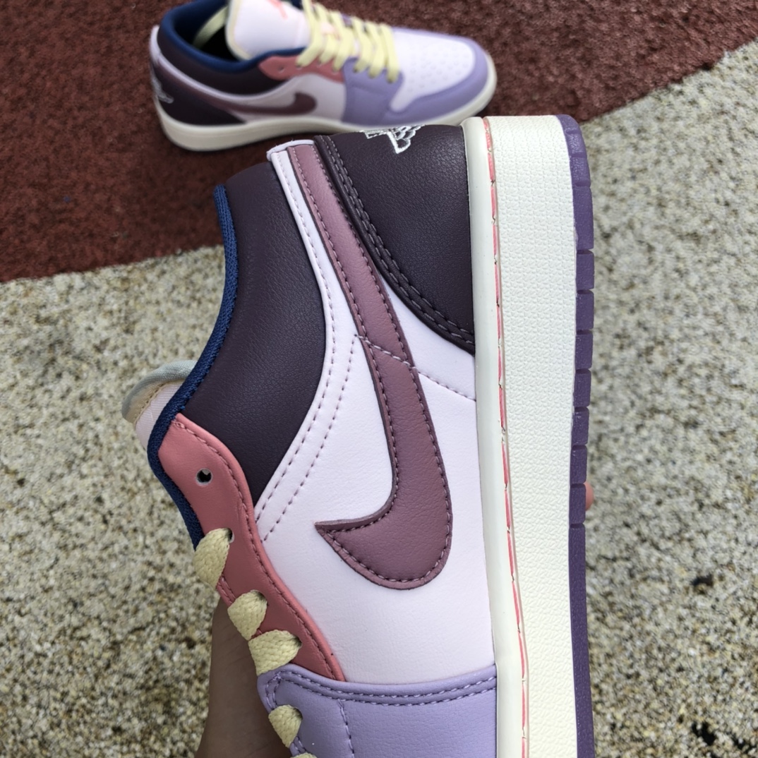 260  Air Jordan 1 AJ1 白粉紫彩蛋复活节低帮球鞋 DZ2768-651