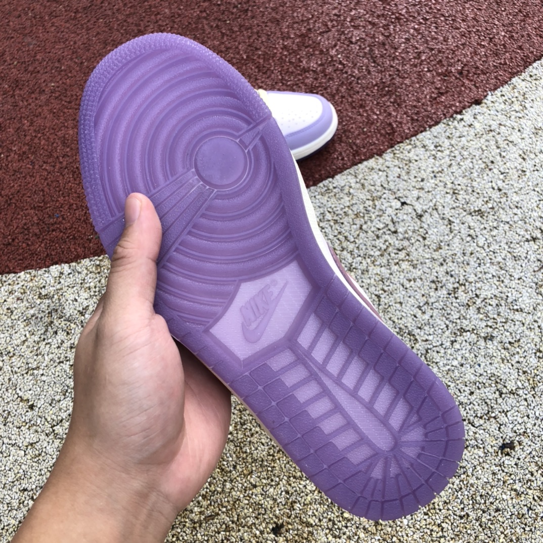 260  Air Jordan 1 AJ1 白粉紫彩蛋复活节低帮球鞋 DZ2768-651