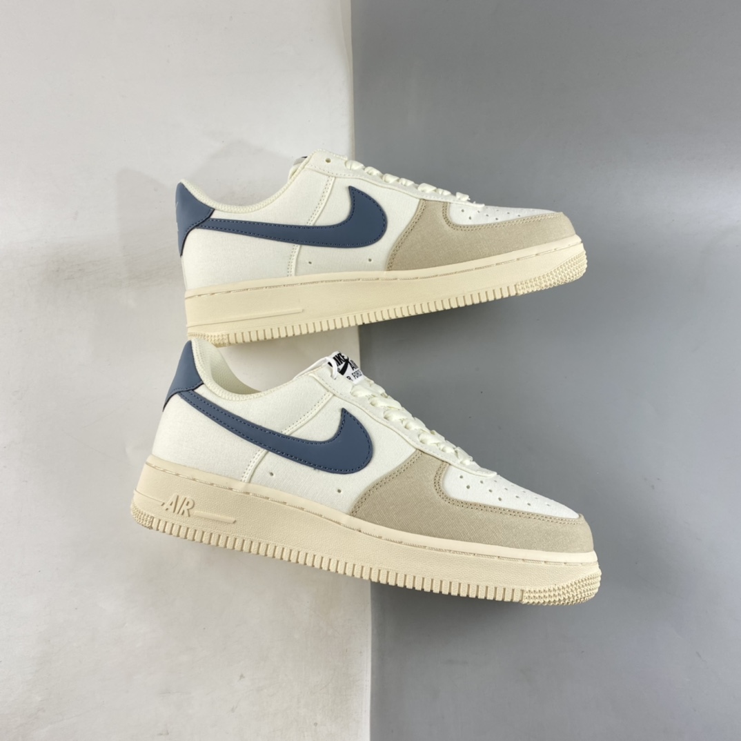 P220 Nike Air Force 1'07 Low 复古蓝布面 空军一号低帮休闲板鞋 DG2296-022