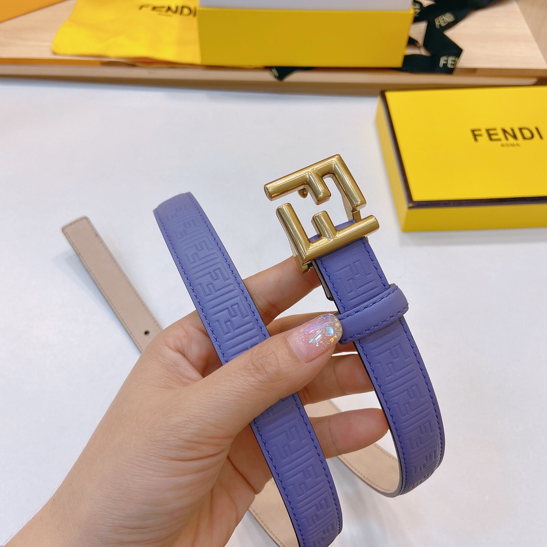 芬迪FENDI双面原版皮腰带采用原版
