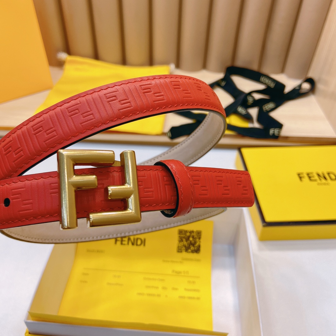 芬迪FENDI双面原版皮腰带采用原版