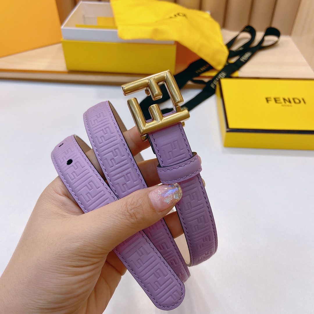 芬迪FENDI双面原版皮腰带采用原版